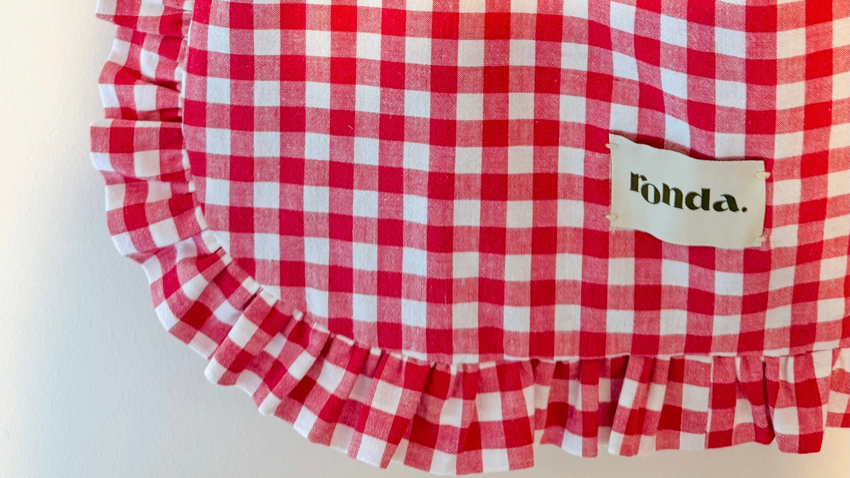 Ruffled Tote Bag